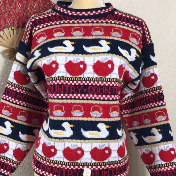 Vintage Grand Made In USA Unixes Sweater Size 14 L - Picture 2 of 7